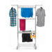 Folding Vertical Clothes Dryer With Wheels Folver