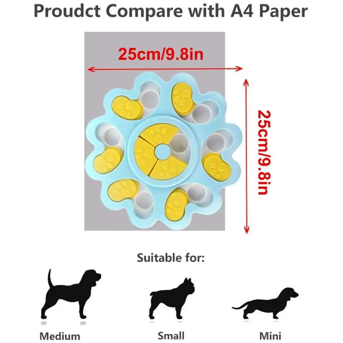 Eco-friendly Durable Slow Feeder Educational Food Game Toy