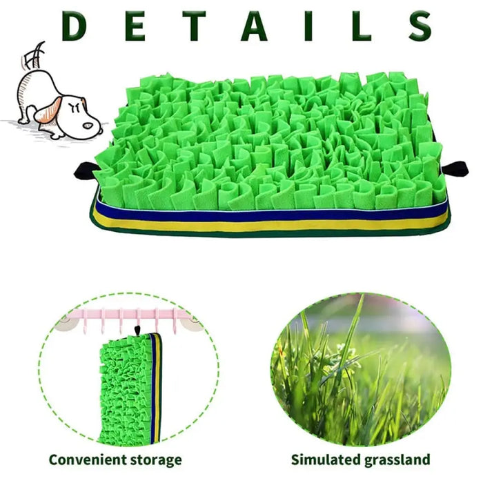 Eco-friendly Durable Slow Feeding Dog Puzzle Snuffle Mat For