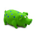 Eco-friendly Durable Soft Rubber Squeaker Pig Chew Toy