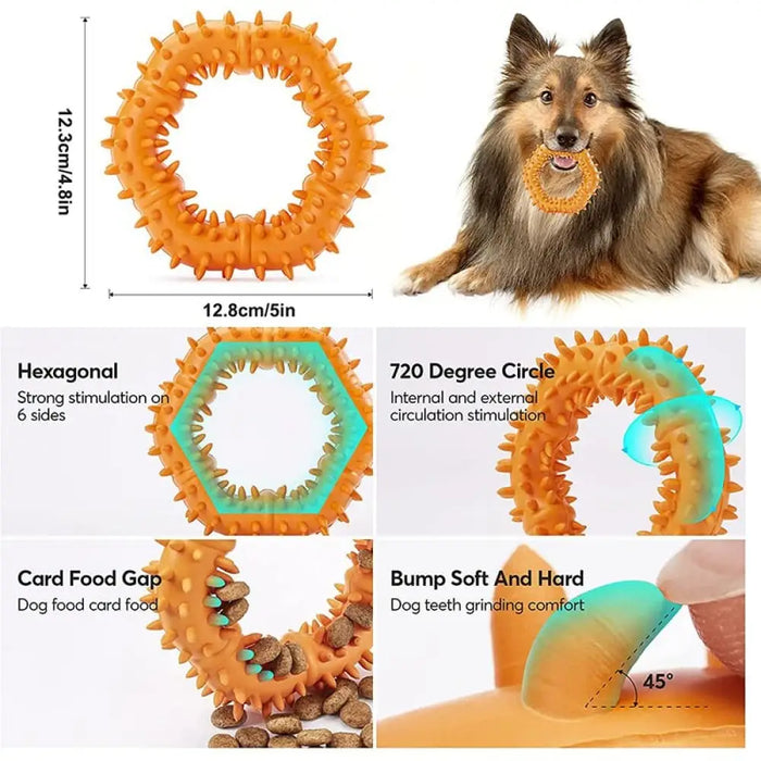 Eco-friendly Durable Treat Dispensing Dog Chew Toy