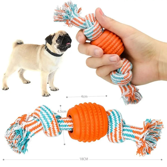 Eco-friendly Quality Pet Rope Chew Ball Toys For Puppies