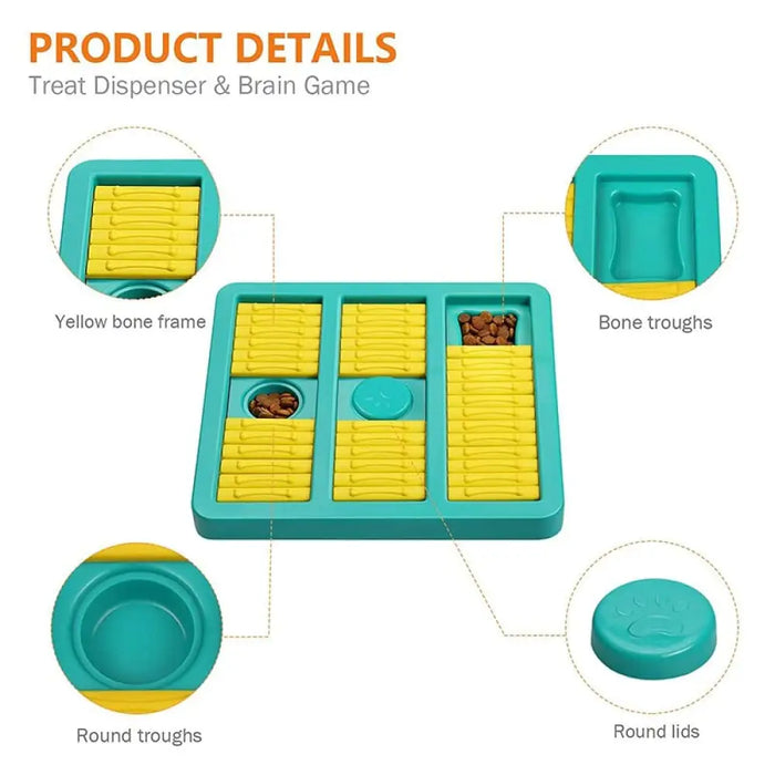 Eco-friendly Non-slip Slow Feeder Dog Toy Interactive