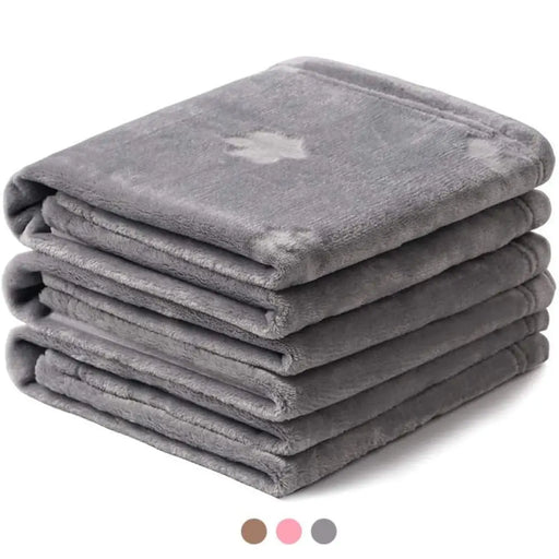 Eco-friendly Soft Fluffy Fleece Cozy Dog Blanket With Cute