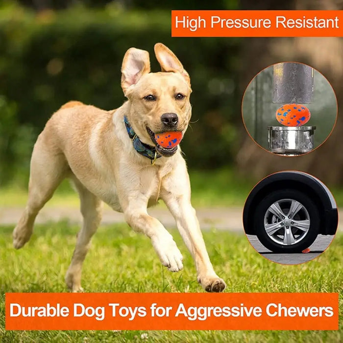 Eco-friendly Strong Floatable Teeth Cleaning Dog Chew Ball