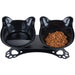 Eco-friendly Tilted Removable Food Water Pet Feeder Bowls