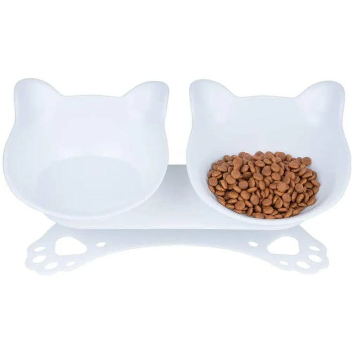 Eco-friendly Tilted Removable Food Water Pet Feeder Bowls