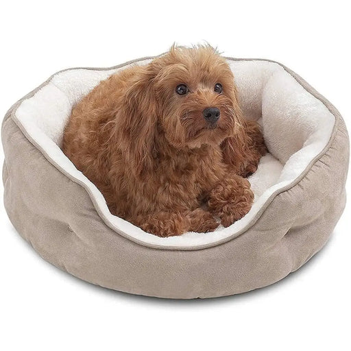 Eco-friendly Washable Slip-resistant Soft Pet Round Cushion