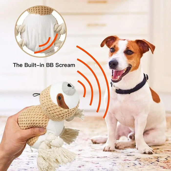 Eco-friendly Waterproof Bite Resistant Squeaky Puppy Rope