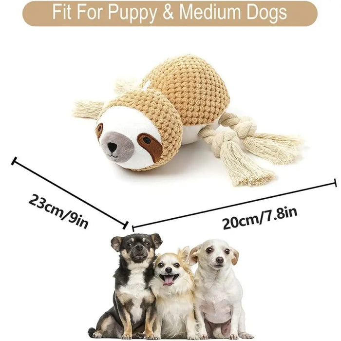 Eco-friendly Waterproof Bite Resistant Squeaky Puppy Rope