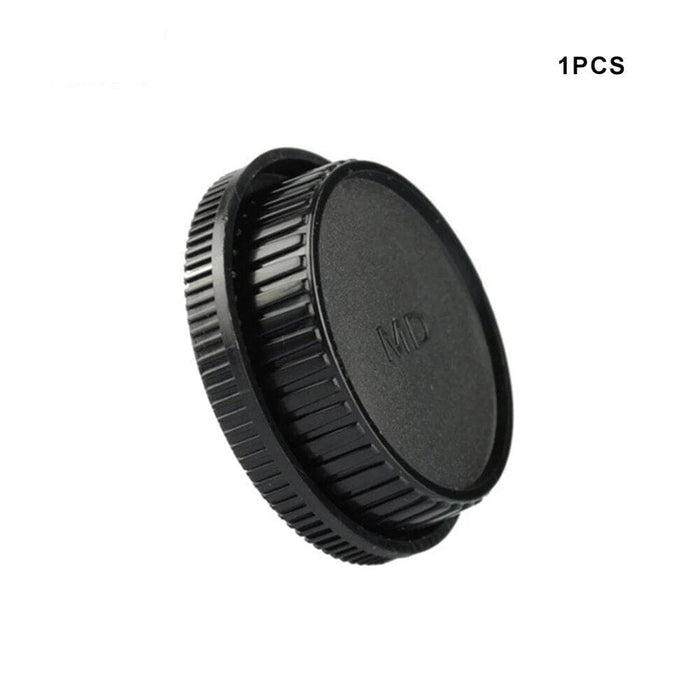 MD Front Body Cap+Rear Lens Cap Set for Minolta MD MC Mount X-700 X570 X-370 XD XD-7 XD-11 XG XG-7 SR-T 101 X-1 SR-1 SR-2