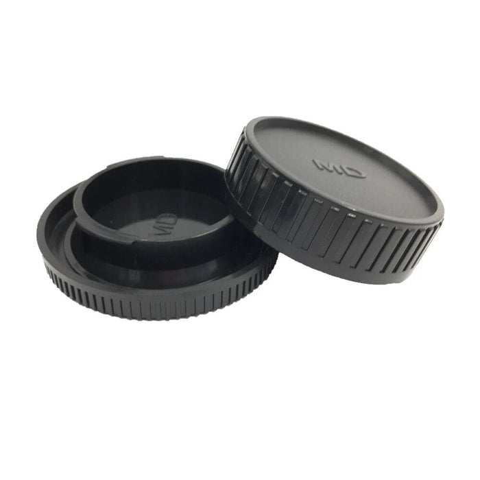 MD Front Body Cap+Rear Lens Cap Set for Minolta MD MC Mount X-700 X570 X-370 XD XD-7 XD-11 XG XG-7 SR-T 101 X-1 SR-1 SR-2