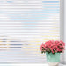 Frosted Privacy Striped Window Film Office Decorative Self