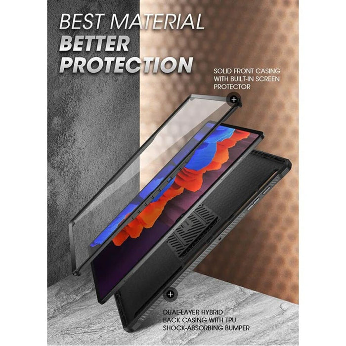 Full-Body Case with Built-in Screen Protector For Samsung Galaxy Tab S9 Ultra (2023)/ Tab S8 Ultra (2022)