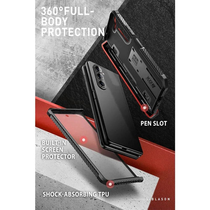 Full Body Heavy Duty Shock Reduction Case with Built-in Screen Protector For Samsung Galaxy Z Fold 5 (2023)