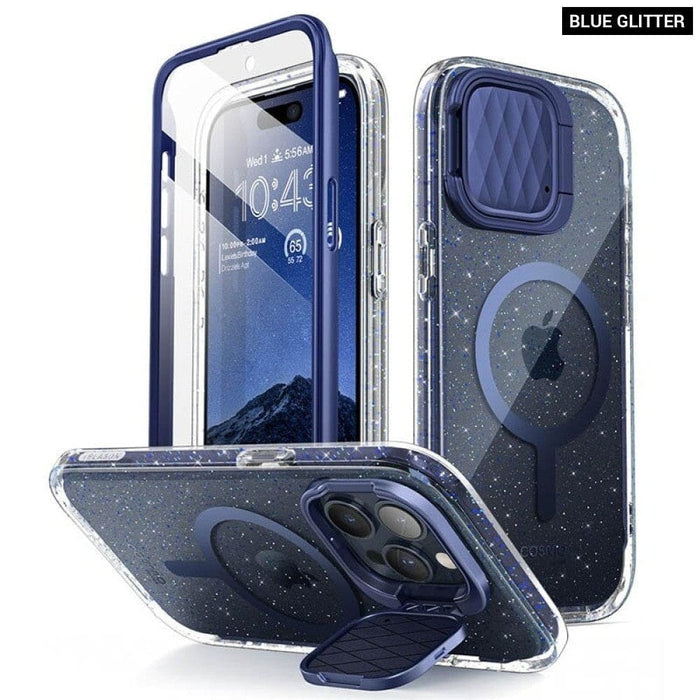 Full-Body Protective Case with Built-in Screen Protector For iPhone 15 Pro Max