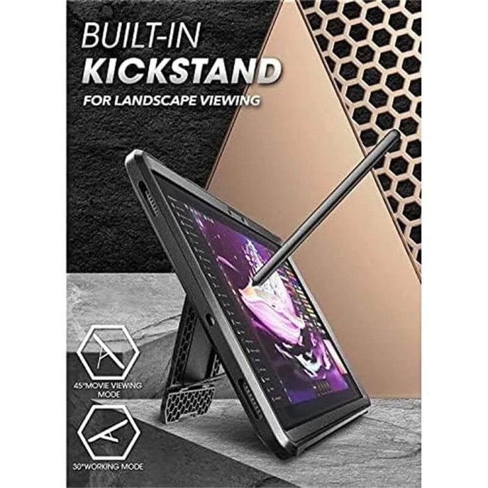 Full-Body Rugged Heavy Duty Case With Built-in Screen Protector & Kickstand For Samsung Galaxy Tab S9