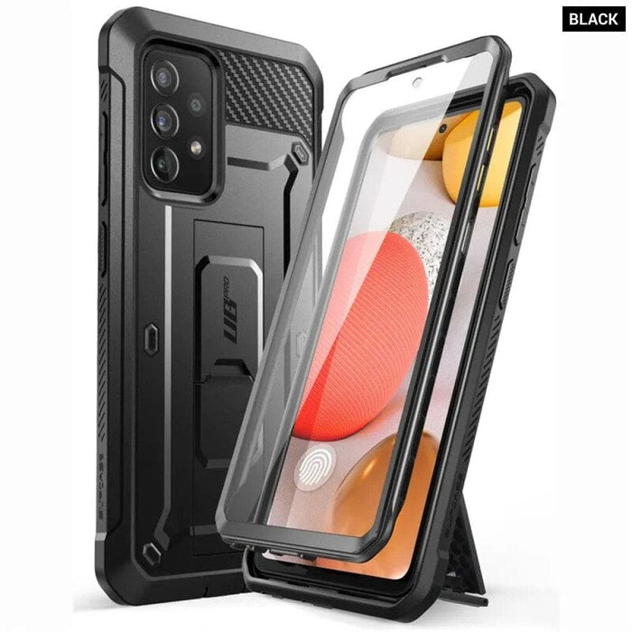 Full-Body Rugged Holster Cover with Built-in Screen Protector For Samsung Galaxy A72 (2021 Release)