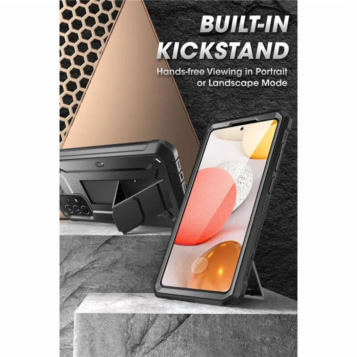 Full-Body Rugged Holster Cover with Built-in Screen Protector For Samsung Galaxy A72 (2021 Release)