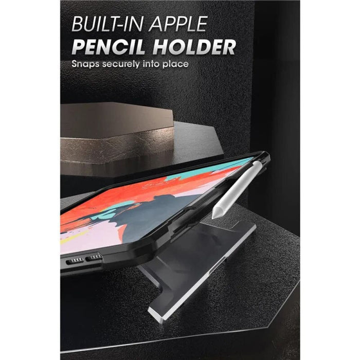 Full-body Rugged Rubber Cover With Built-in Apple Pencil