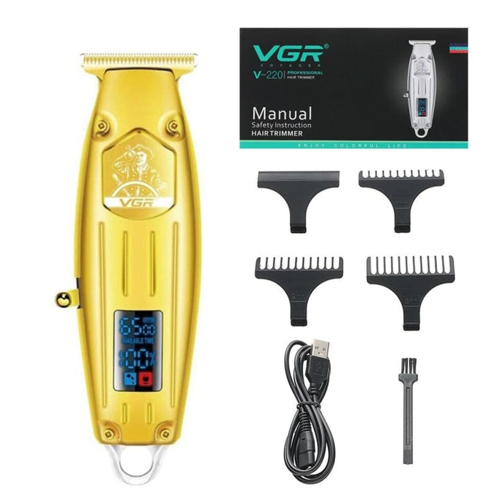 Full Metal Electric Cordless  Face & Body Hair Trimmer For Men