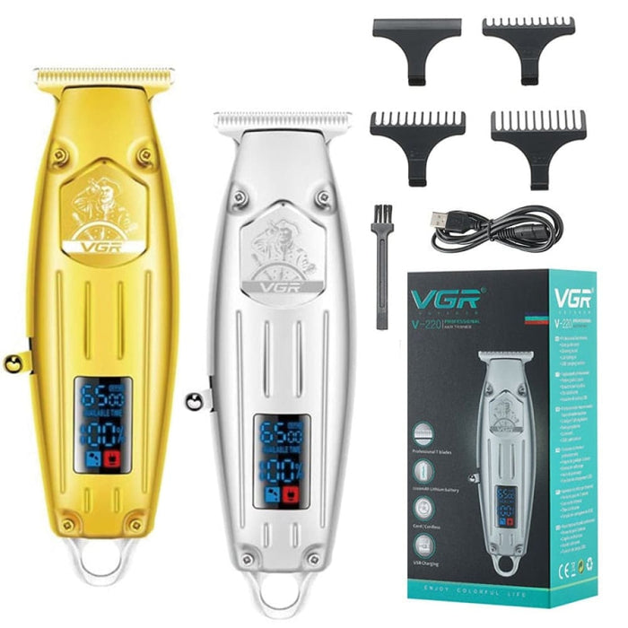 Full Metal Electric Cordless  Face & Body Hair Trimmer For Men