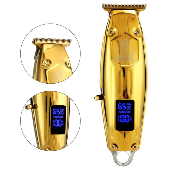 Full Metal Electric Cordless  Face & Body Hair Trimmer For Men