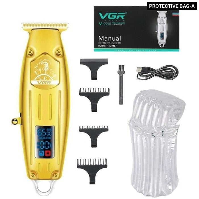 Full Metal Electric Cordless  Face & Body Hair Trimmer For Men