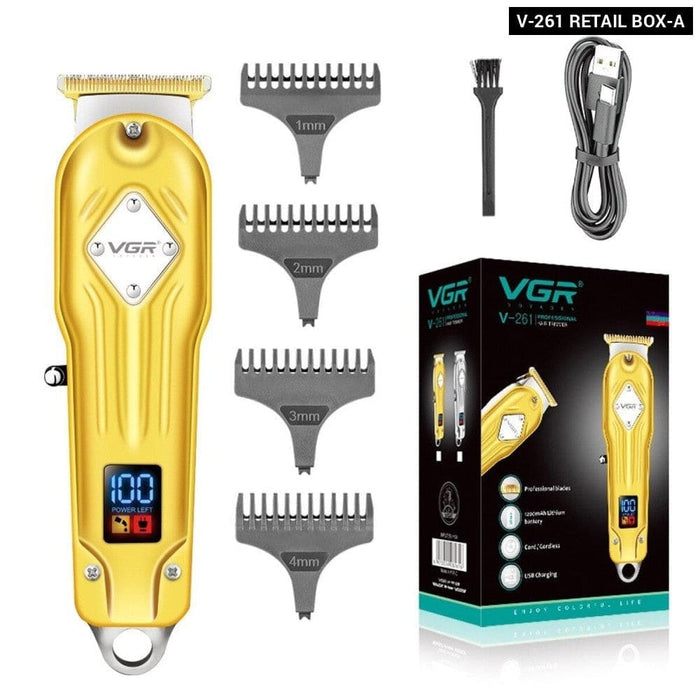 Full Metal Electric Professional Barber Salon Hair Trimmer