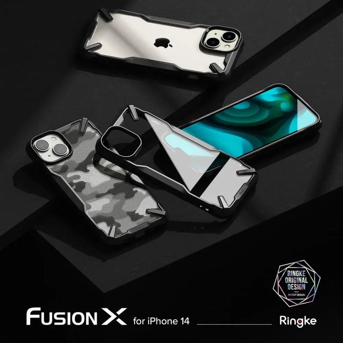 Fusion-x With Iphone 14 6.1 Incheshard Back Shockproof Tpu