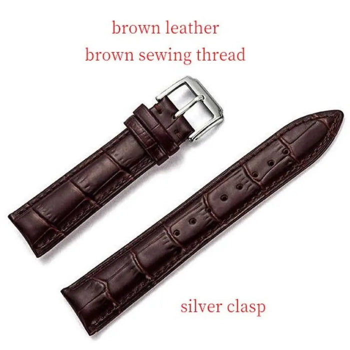 Genuine Leather Watch Band Strap For Samsung Galaxy