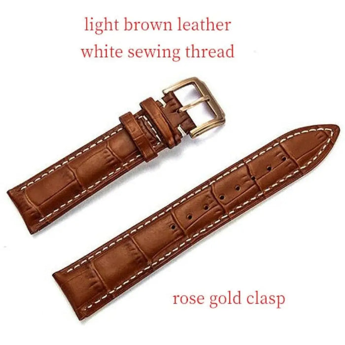 Genuine Leather Watch Band Strap For Samsung Galaxy