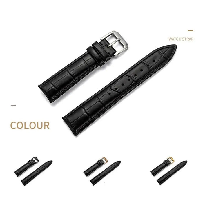 Genuine Leather Watch Band Strap For Samsung Galaxy