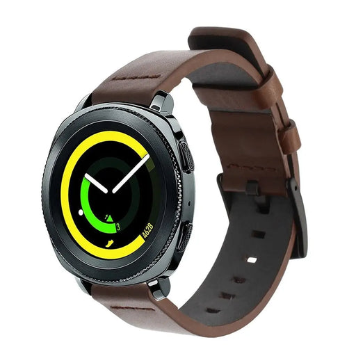 Genuine Leather Watchband For Samsung Galaxy Watch