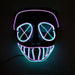 Glowing Colours Mixed El Wire Mask Halloween Costume