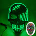 Glowing Neon Horror Skull Mask Party Decor Luminous