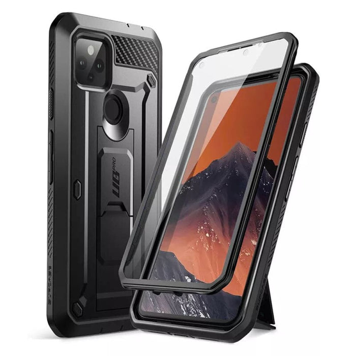 For Google Pixel 5A 5G Case (2021) Full-Body Rugged Holster Protective Cover With Built-in Screen Protector