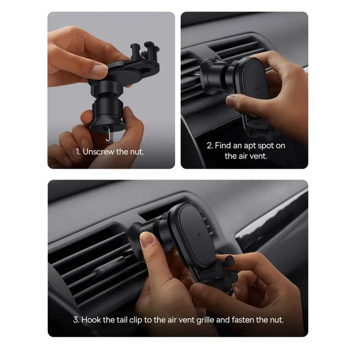 Gravity Auto Restorable Silicone Car Phone Holder For Iphone