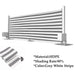 Grey White Stripe Fence Net Balcony Privacy Screen Nets