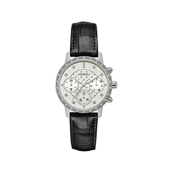 Guess W0957l2 Ladies Quartz Watch Silver 37mm