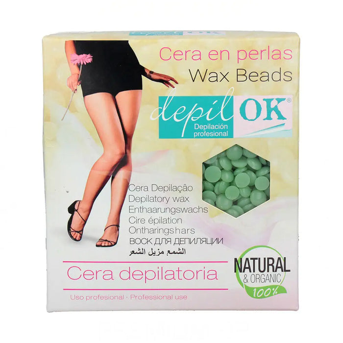 Hair Removal Wax Beans Depil Ok Aloe Vera 1 Kg