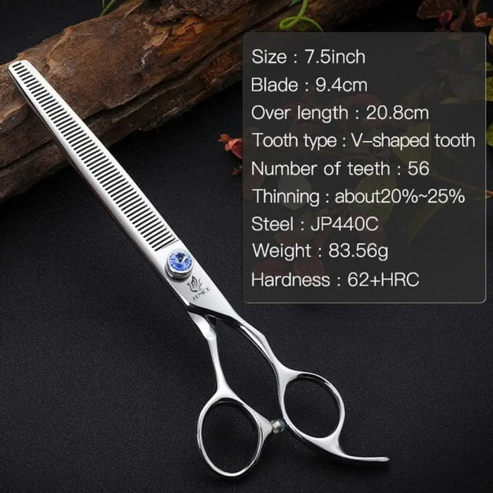 Pet Hair Thinning Scissors 7.0 7.5 Inch Professional Japan