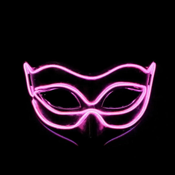 Halloween 10 Colors Led Neon El Wire Mask Cosplay Luminous