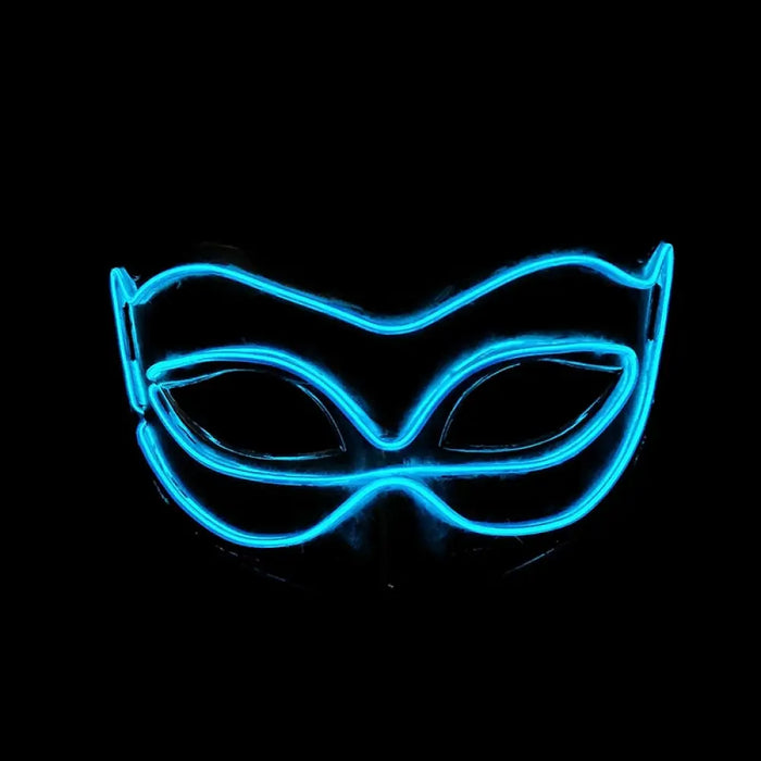 Halloween 10 Colors Led Neon El Wire Mask Cosplay Luminous