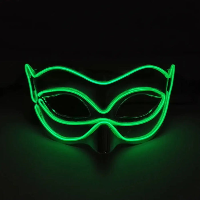 Halloween 10 Colors Led Neon El Wire Mask Cosplay Luminous