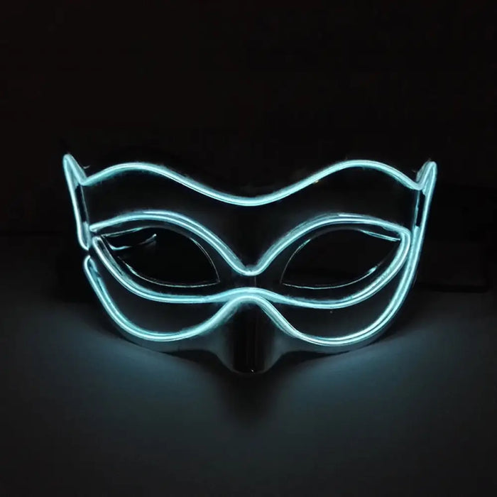 Halloween 10 Colors Led Neon El Wire Mask Cosplay Luminous