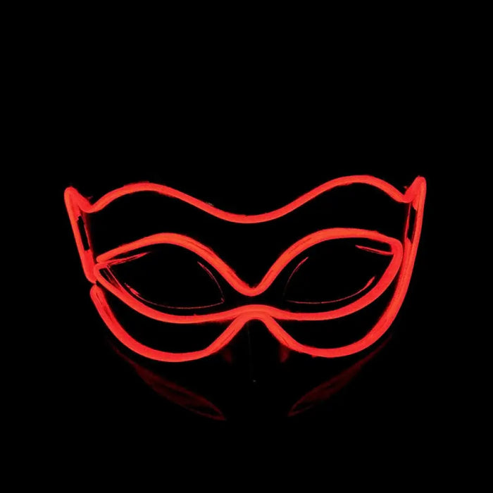 Halloween 10 Colors Led Neon El Wire Mask Cosplay Luminous