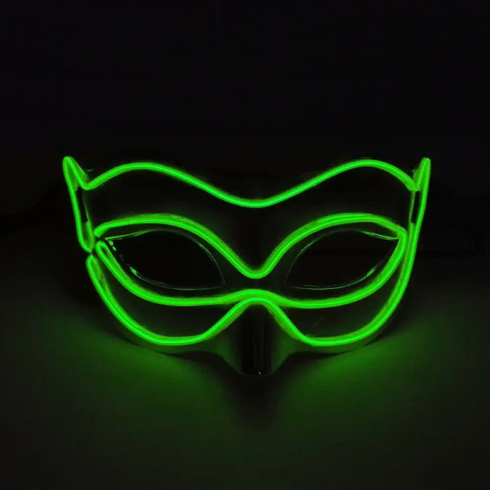 Halloween 10 Colors Led Neon El Wire Mask Cosplay Luminous