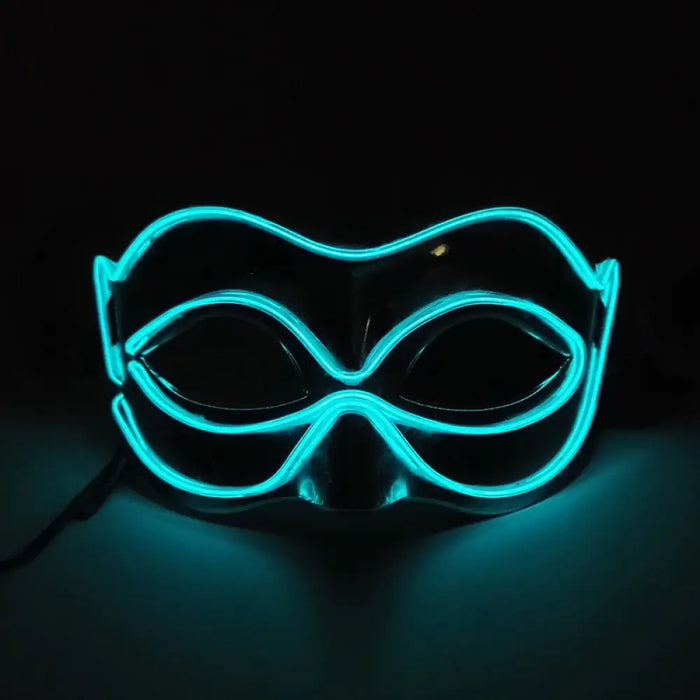 Halloween 10 Colors Led Neon El Wire Mask Cosplay Luminous