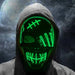 Halloween Horror Neon Party Mask Cosplay Ghost Skull Led